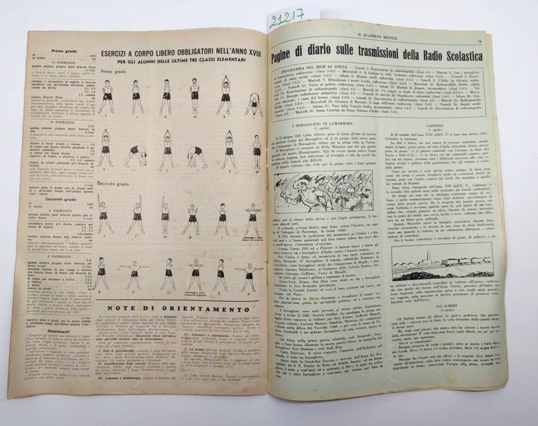 Il quaderno mensile n. 7 1940 guida all'insegnamento e allo …