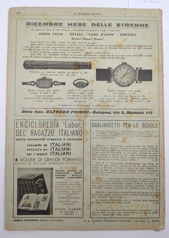 Il quaderno mensile numero 3 1938 guida all'insegnamento e allo …