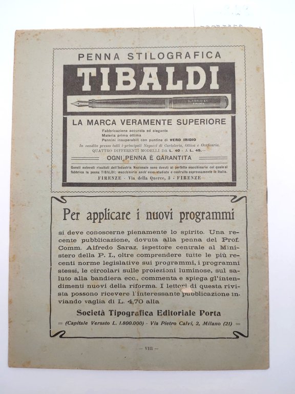 Il rinnovamento scolastico 1923-1924 numero 11 anno II°