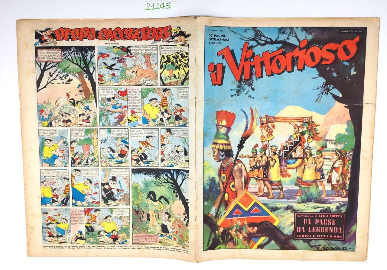 Il vittorioso numero 14 6 aprile 1952