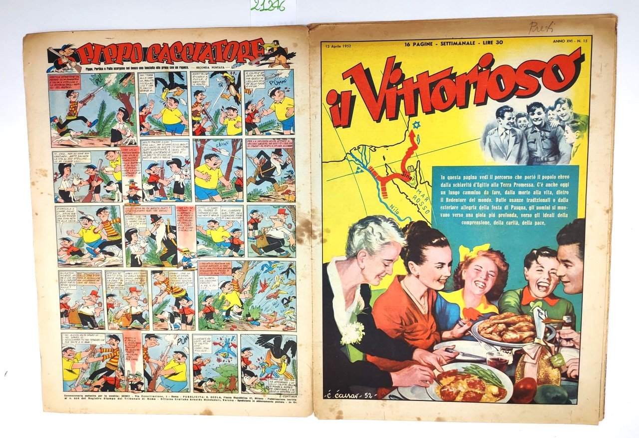 Il vittorioso numero 15 13 Aprile 1952