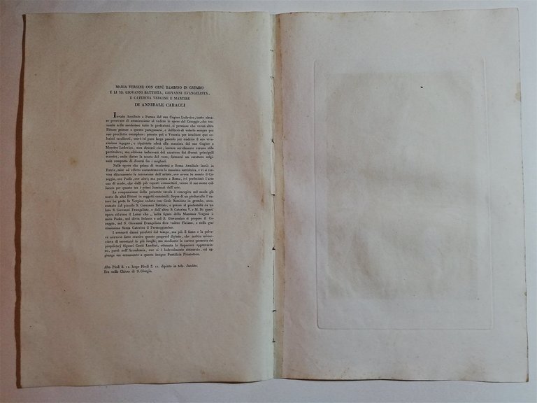 Stampa F. Rosaspina-Maria V. Gesù i Santi G. Batta G. …