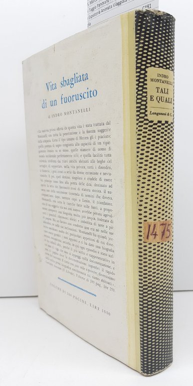 Indro Montanelli Tali e quali incontri volume secondo Longanesi 1954 | Immagine Gallery 2