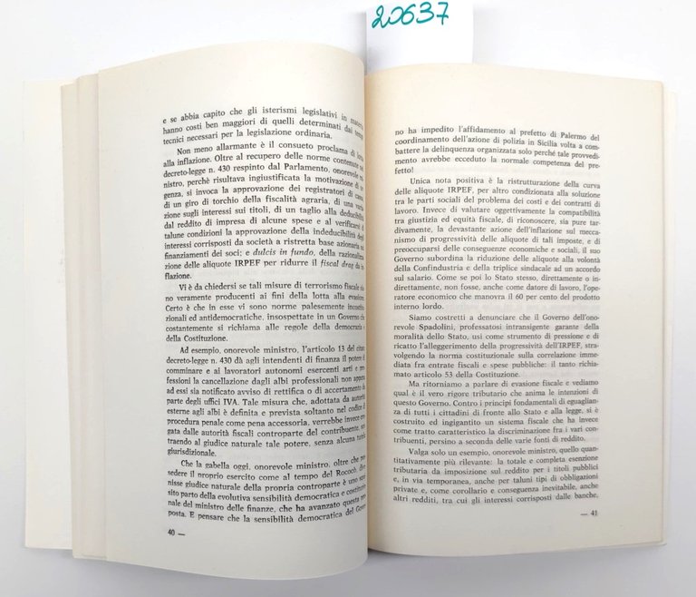 Interventi dei deputati del MS.I. - D.N. istituzioni economia costume …