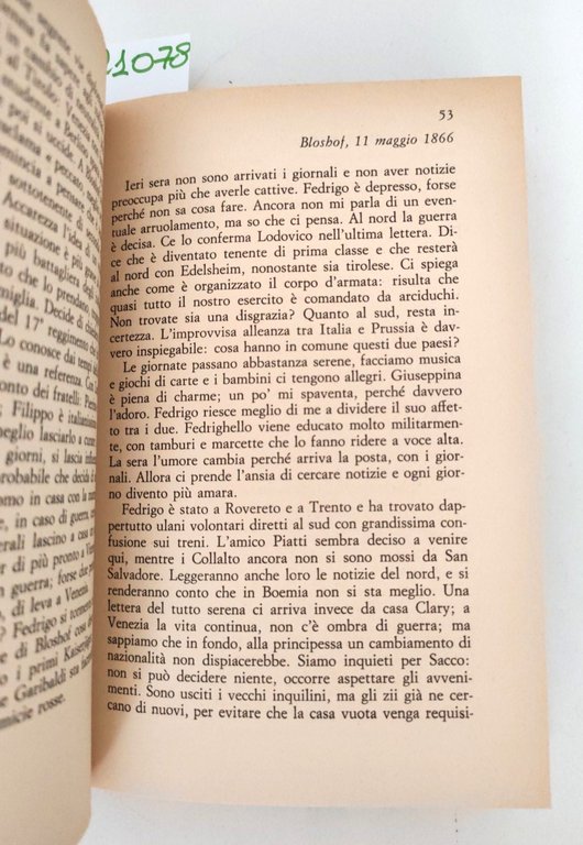 Isabella Bossi Fedrigotti Amore mio uccidi Garibaldi romanzo Longanesi 1980