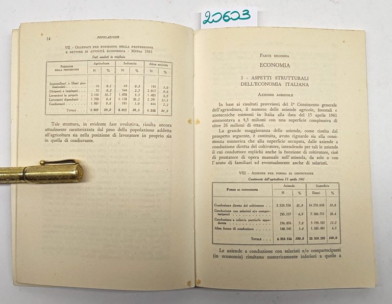 Istituto centrale di statistica Italia In cammino 1962 Roma