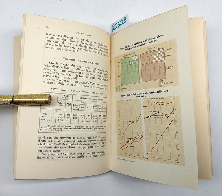 Istituto centrale di statistica Italia In cammino 1962 Roma