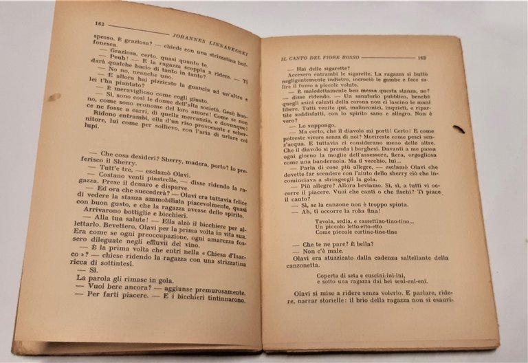 J. Linnankoski Il canto del fiore rosso Dauliana 1928