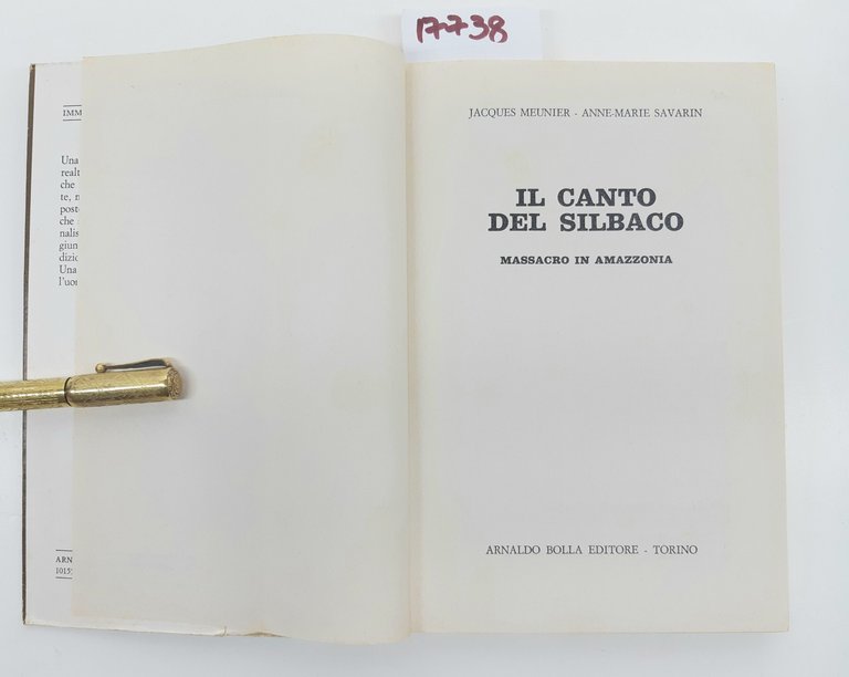 Jacques Meunier A. M. Savarin Il canto del Silbako Bolla … | Immagine Gallery 4