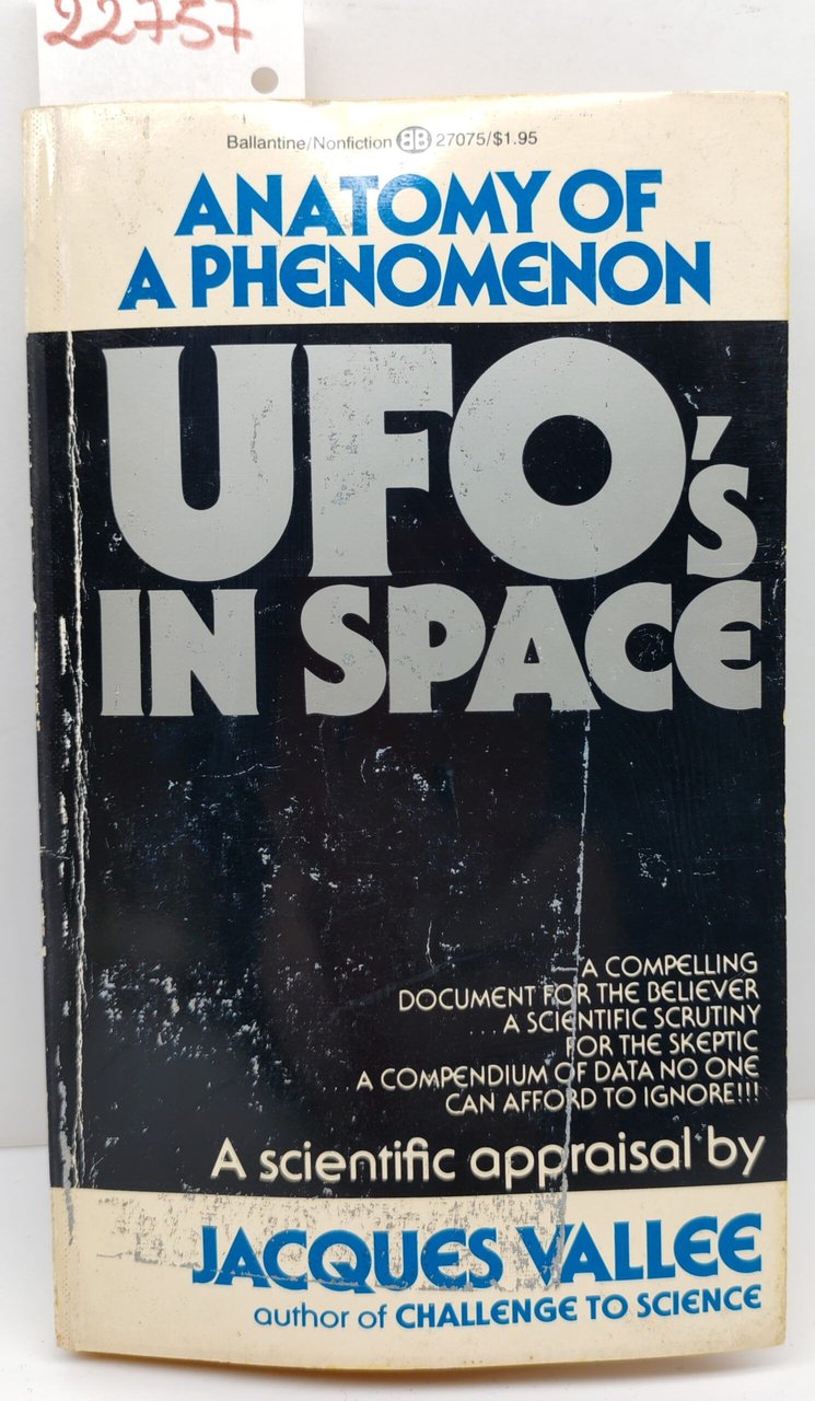 Jacques Vallee Ufos in space anatomy of a phenomenon Ballantini …