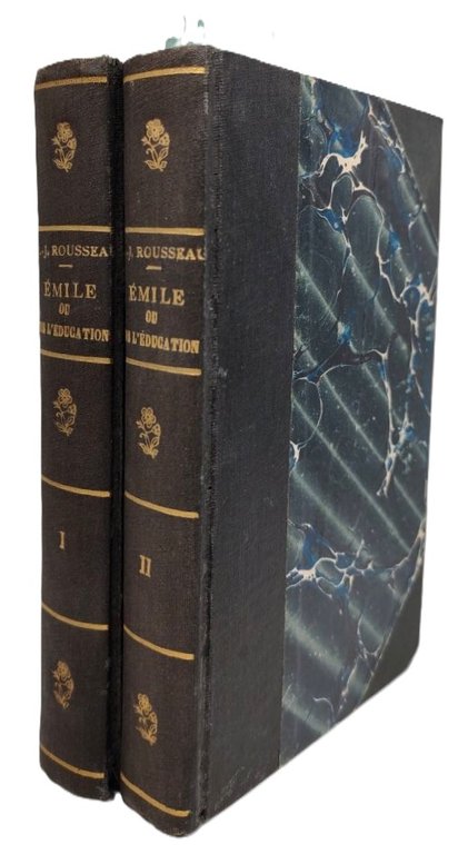 Jean-Jacques Rousseau Emile ou de l'education 2 volumi Paris Flammarion …