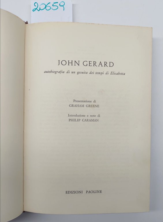 John Gerard Autobiografia di un gesuita nei tempi di Elisabetta …