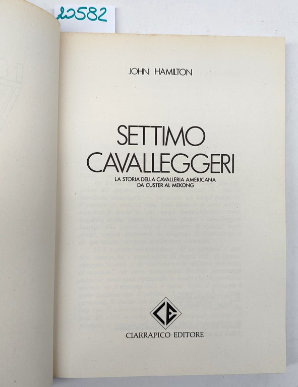 John Hamilton Settimo Cavalleggeri Ciarrapico 1981