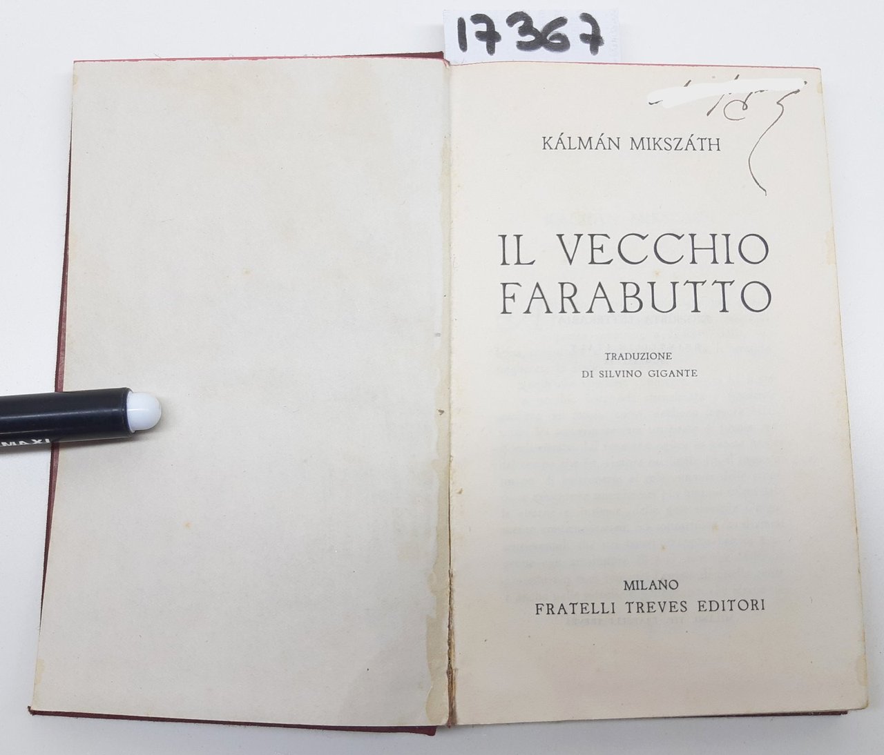 Kalman Mikszath Il vecchio farabutto Treves 1931