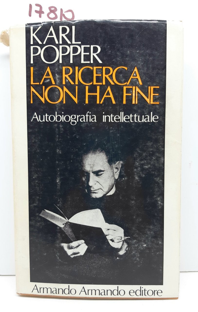 Karl Popper La ricerca non ha fine autobiografia intellettuale Armando …