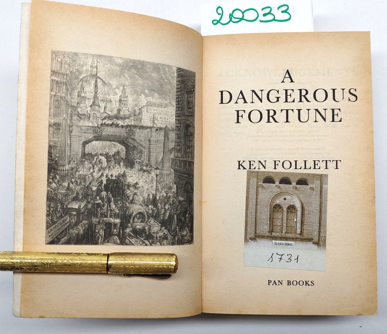 Ken Follett A Dangerous fortune Pan books 1993 1° edizione