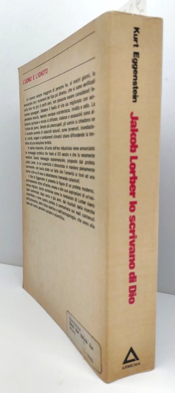 Kurt Eggenstein Jacob Lorber lo scrivano di Dio Armenia 1979