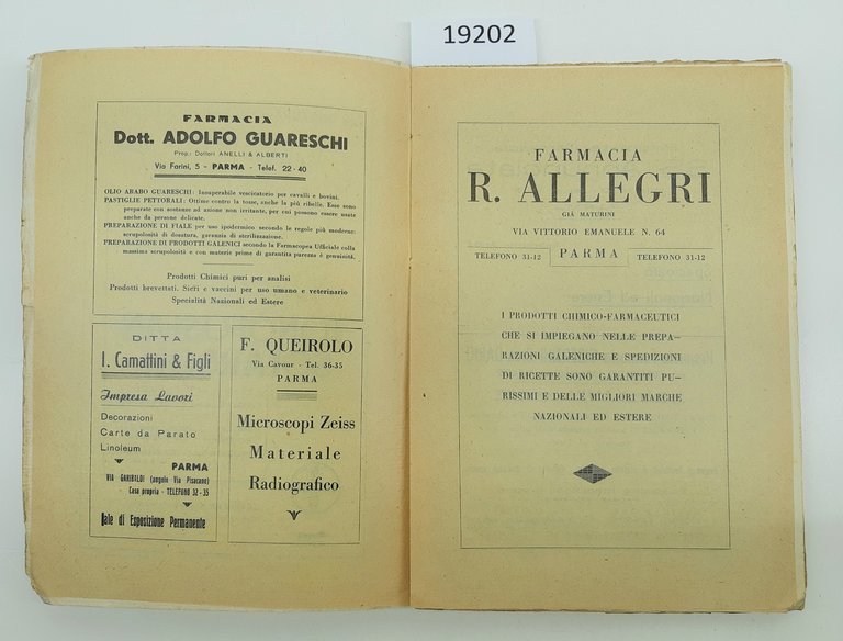 L'ateneo Parmense numero 6 novembre dicembre 1939 Università di Parma