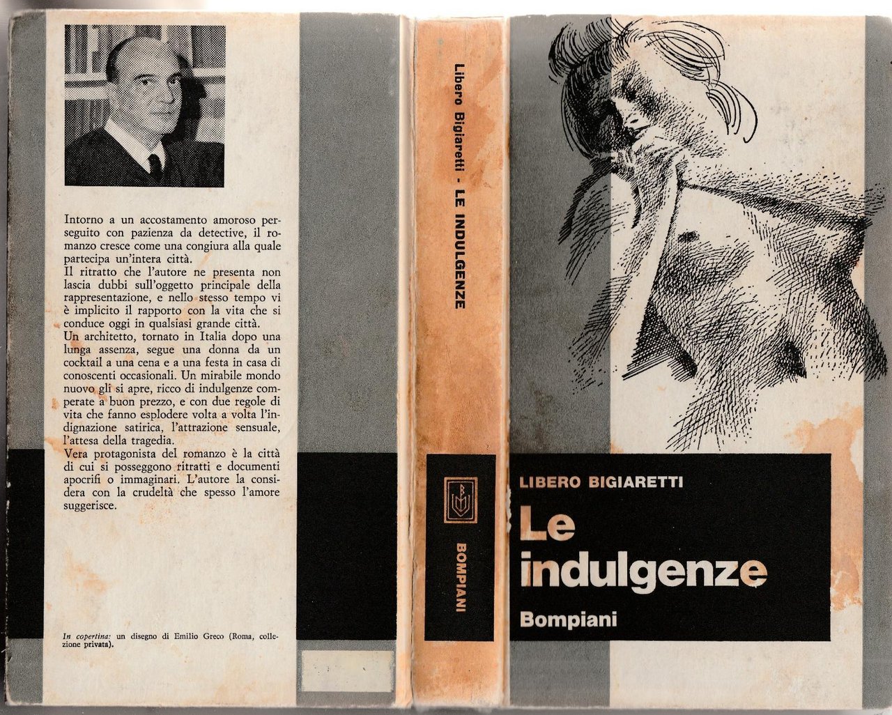 L. Bigiaretti - Le Indulgenze- Bompiani 1966 1∞ Ed. L4131