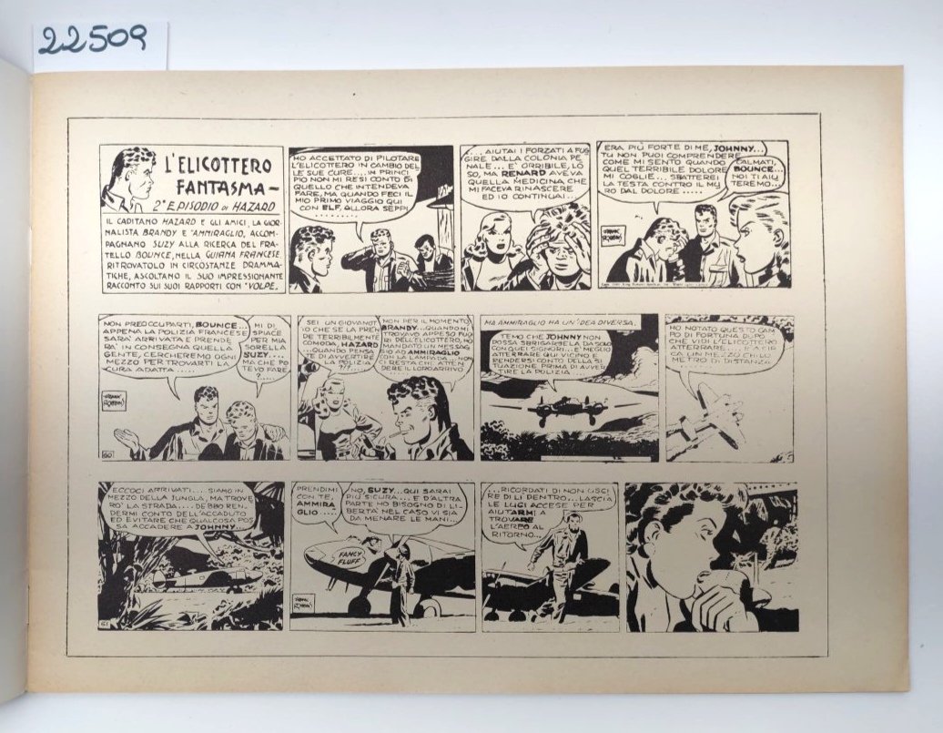 L'elicottero fantasma secondo episodio Hazard ristampa anastatica