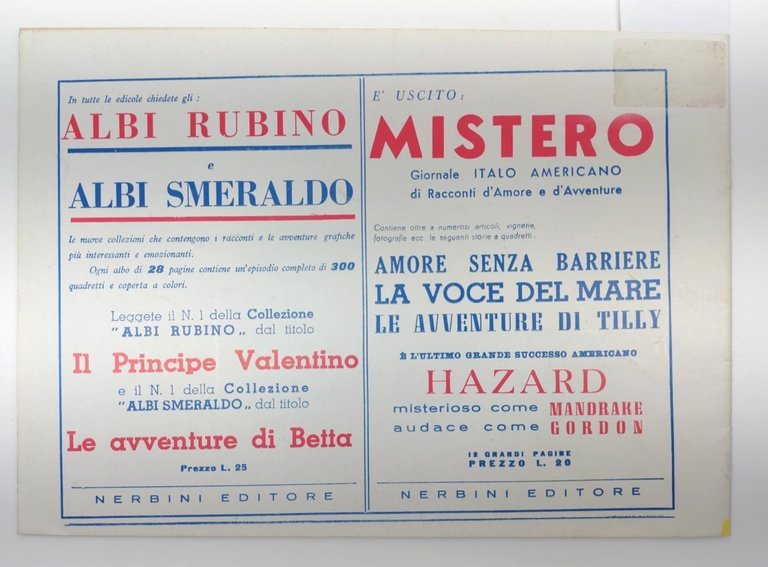 L'elicottero fantasma secondo episodio Hazard ristampa anastatica