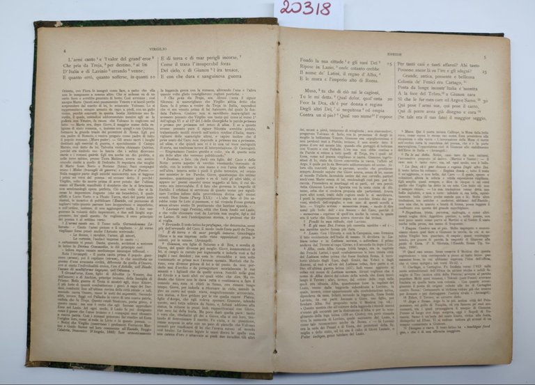 L'Eneide di Virgilio con note di Schiavelli a dispense Perino …