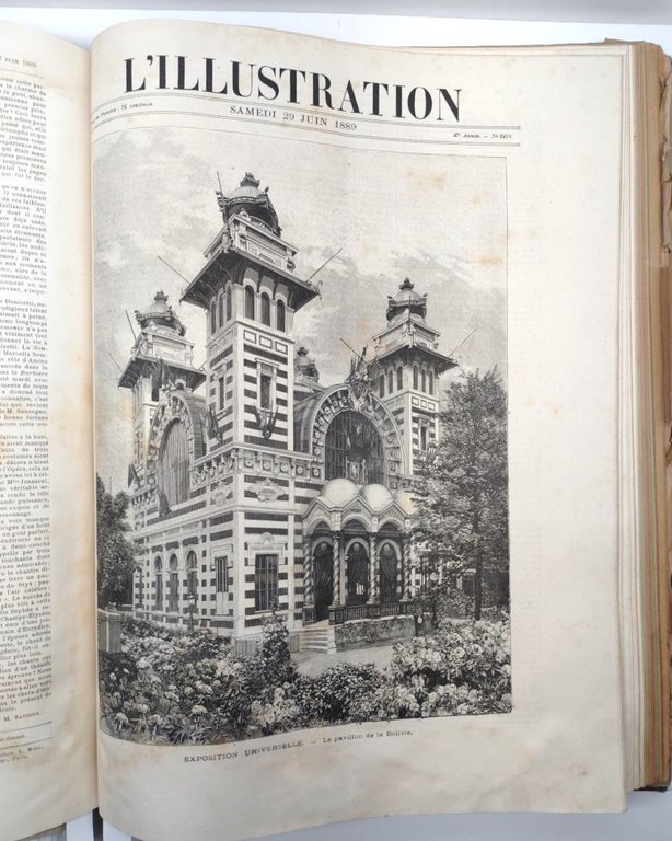 L'Illustration gennaio giugno 1889 Parigi