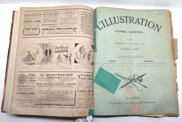 L'Illustration gennaio giugno 1889 Parigi