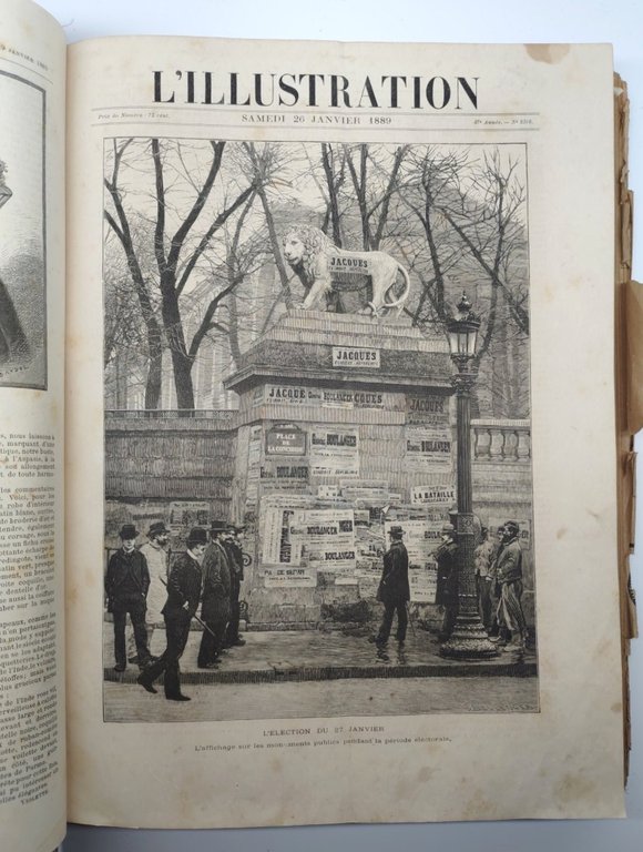 L'Illustration gennaio giugno 1889 Parigi