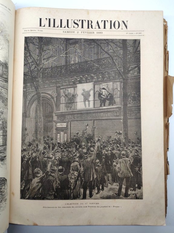 L'Illustration gennaio giugno 1889 Parigi