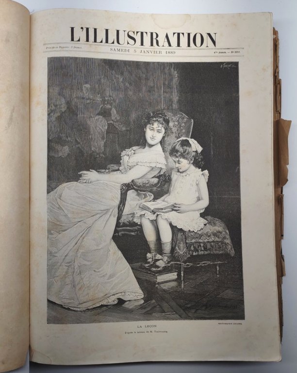 L'Illustration gennaio giugno 1889 Parigi