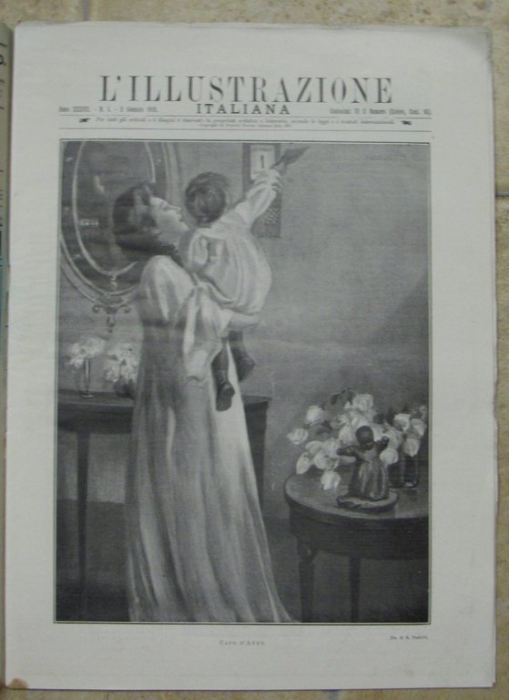 L'illustrazione Italiana 2 Gennaio 1910-Reggio E Messina Un Anno Dopo-L1684