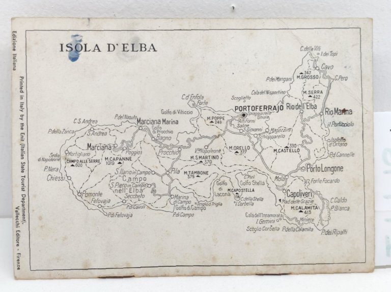 L'isola d'Elba Ente Nazionale industrie turistiche Ferrovie dello Stato senza …