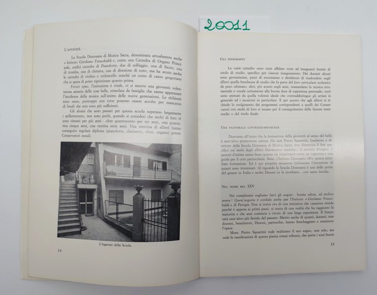 L'istituto musicale diocesano Girolamo Frescobaldi nel XXV° di fondazione 1954-1979 …