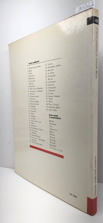 L'opera completa di Guido Reni Rizzoli 1° edizione 1971