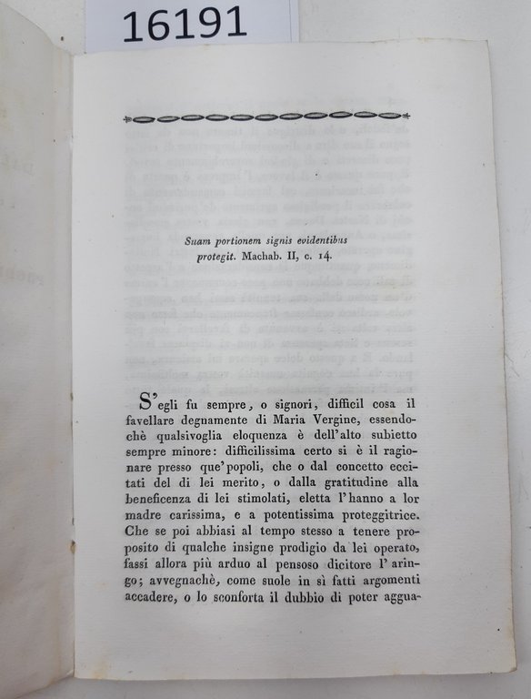 L. Pauri Orazione nella cattedrale di anniversario miracolo di Maria …