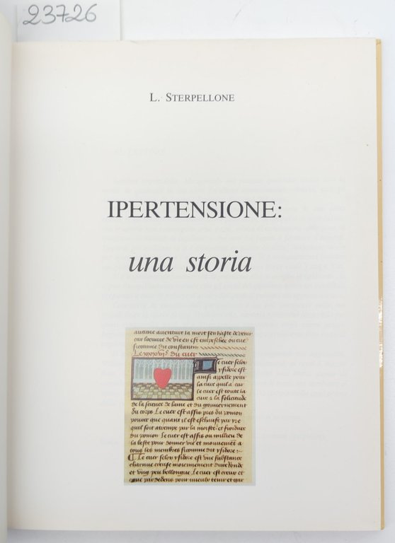 L. Sterpellone Ipertensione una storia 1988 | Immagine Gallery 3