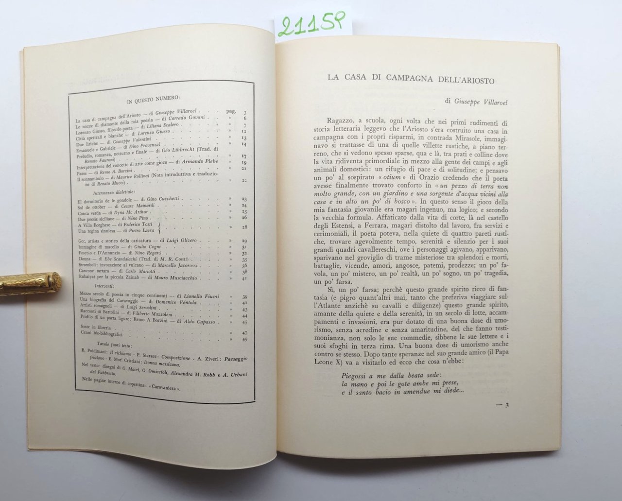 La Carovana antologia del cenacolo degli autori numero 44 novembre- …