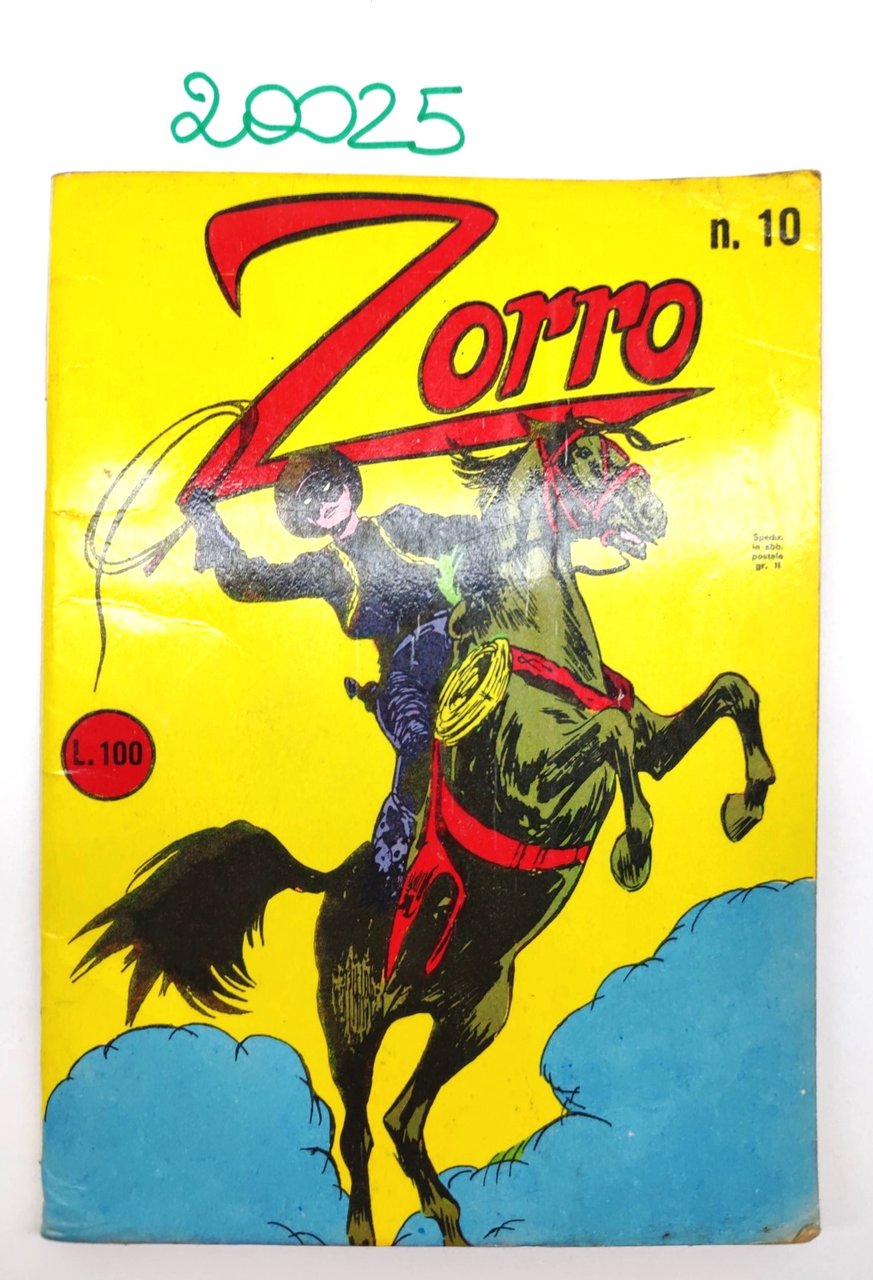 La frusta di Zorro numero 10 1968 Roma