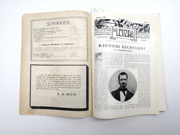 La lettura rivista mensile del corriere della sera luglio 1909