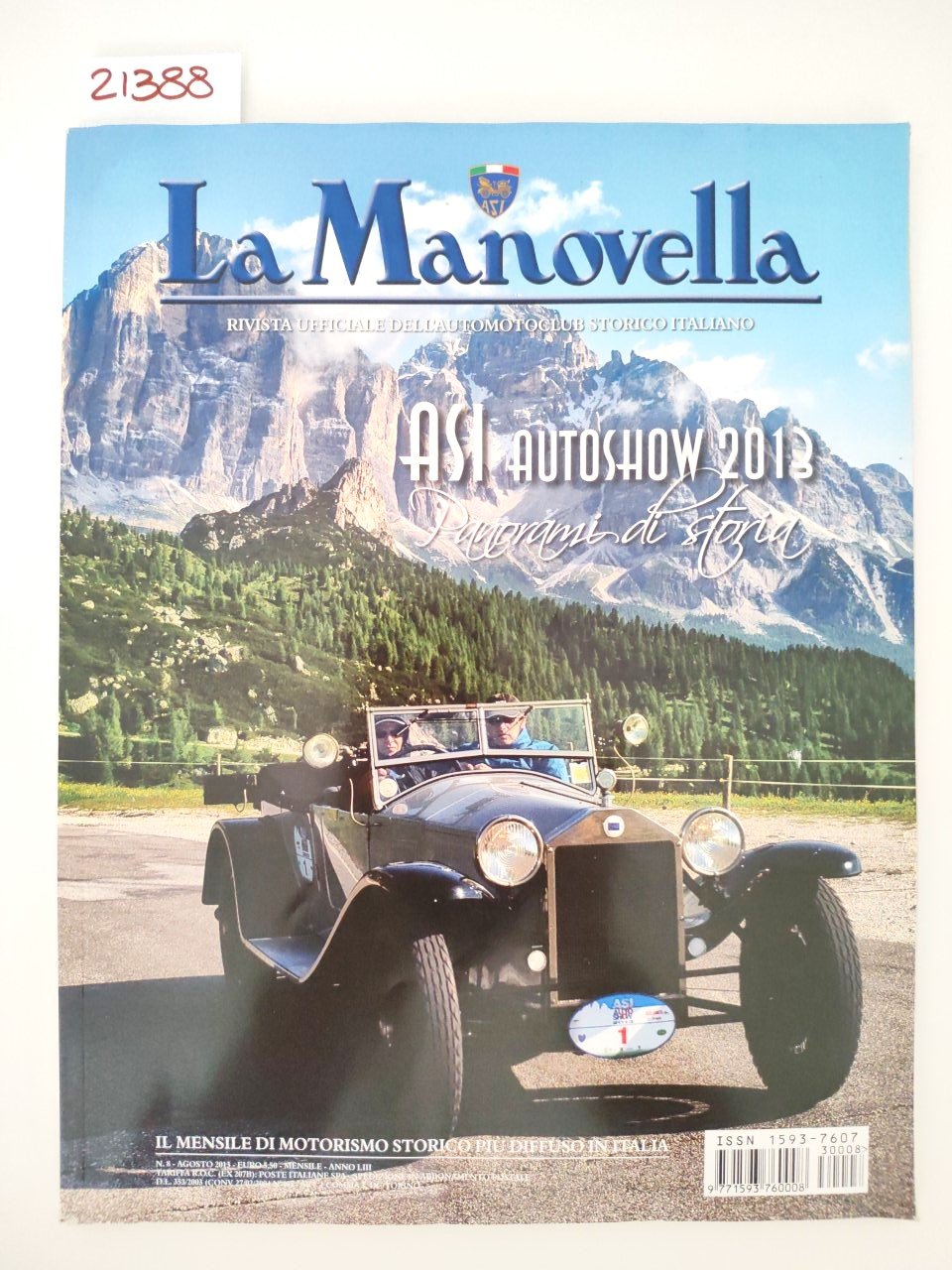 La manovella agosto 2013 n. 8 riviste ufficiale di un'automobile …
