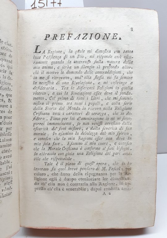 La Religione poema di M. Racine Gaspare Cassola 1∞ edizione …