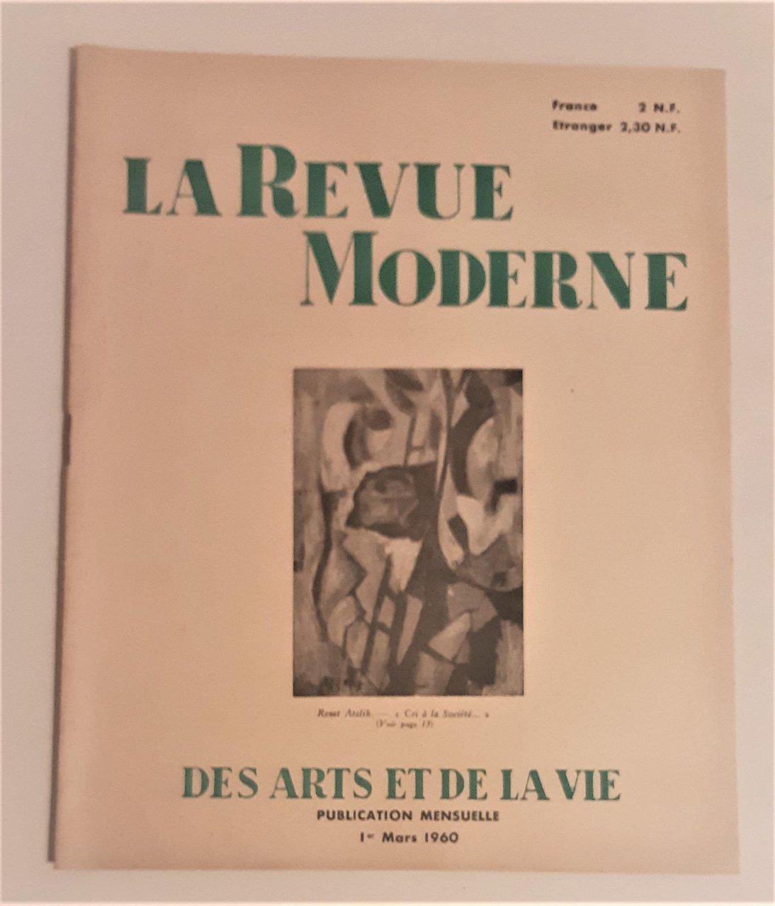 La Revue Moderne marzo 1960