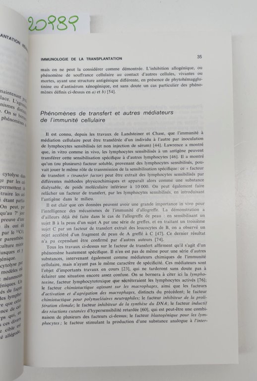 La transplantation renale Flammarion 1971