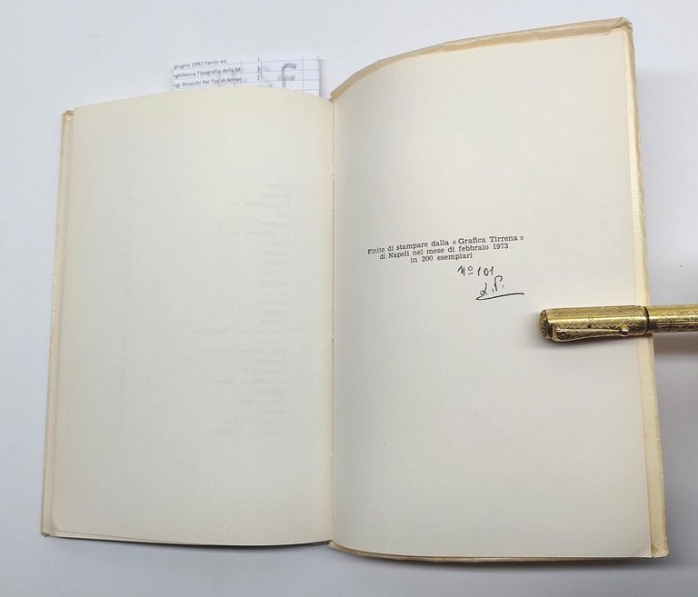 Ladislas Posfay Poemes Luigi Regina 1973 NUMERATO