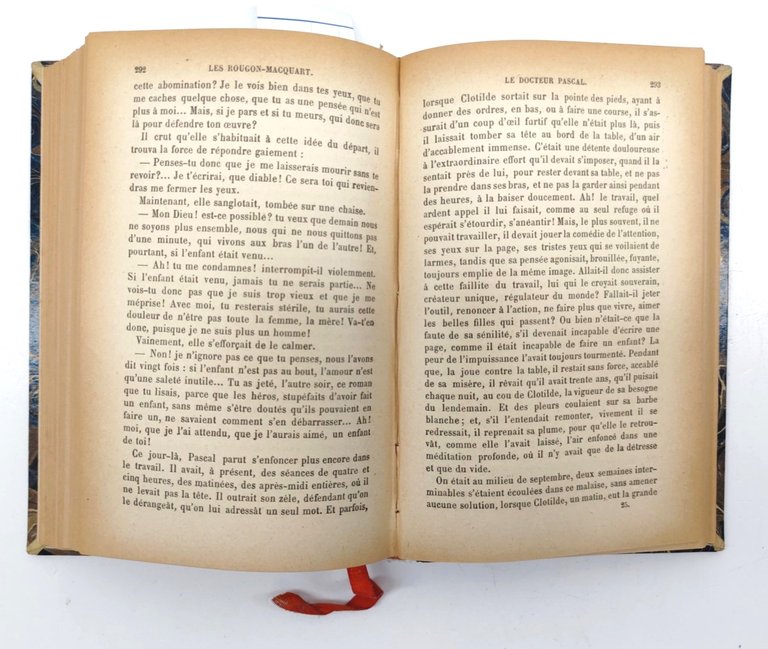 Emile Zola Le Doctor Pascal Bibliotheque Charpentier 1893