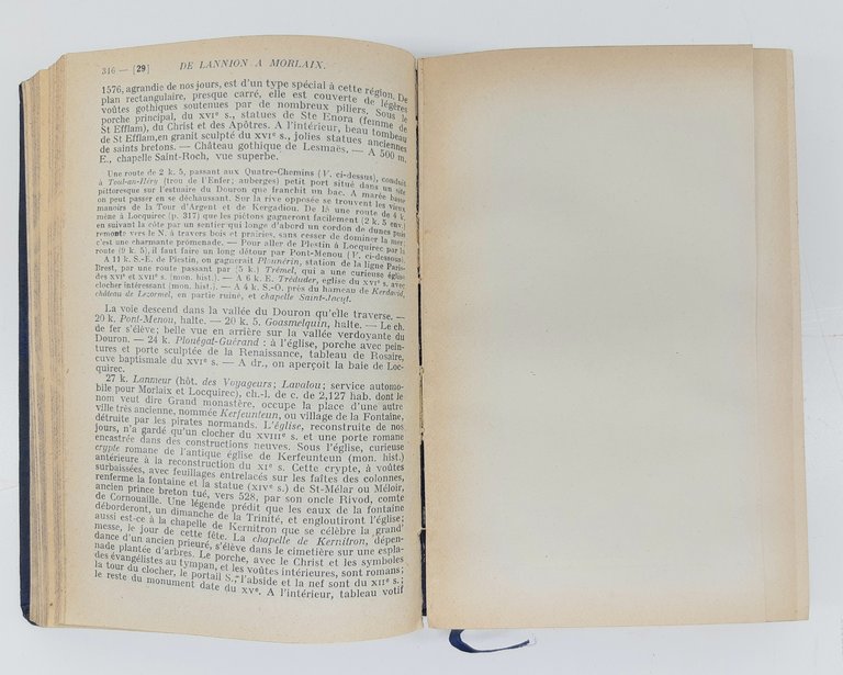 Les guides Blues Bretagne Hachette 1924