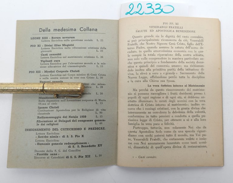 Lettera enciclica di sua santità Pio XI sul matrimonio cristiano … | Immagine Gallery 2