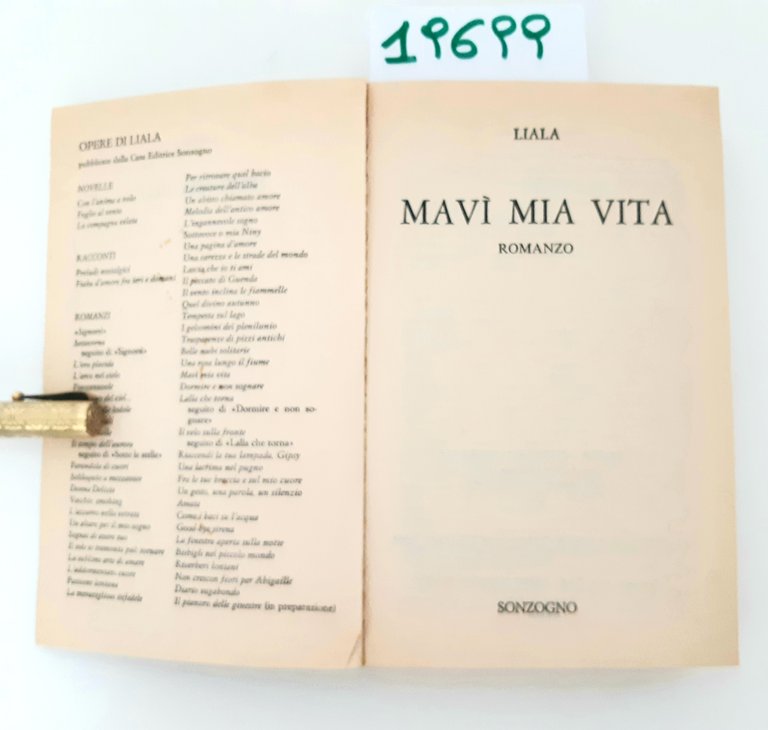 Liala Mavì mia vita 1977 Sonzogno