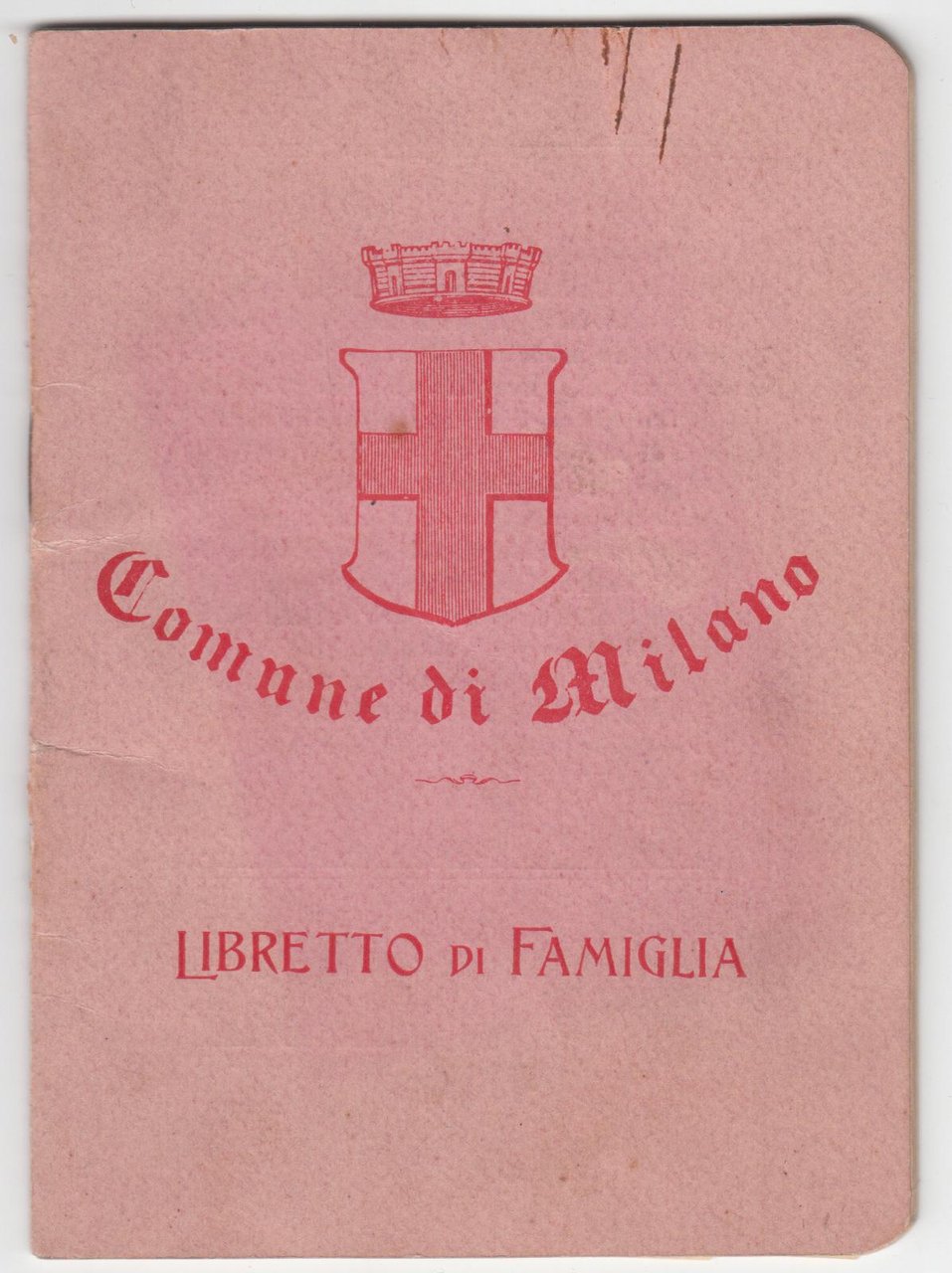 Libretto Di Famiglia Milano 1928-L2274